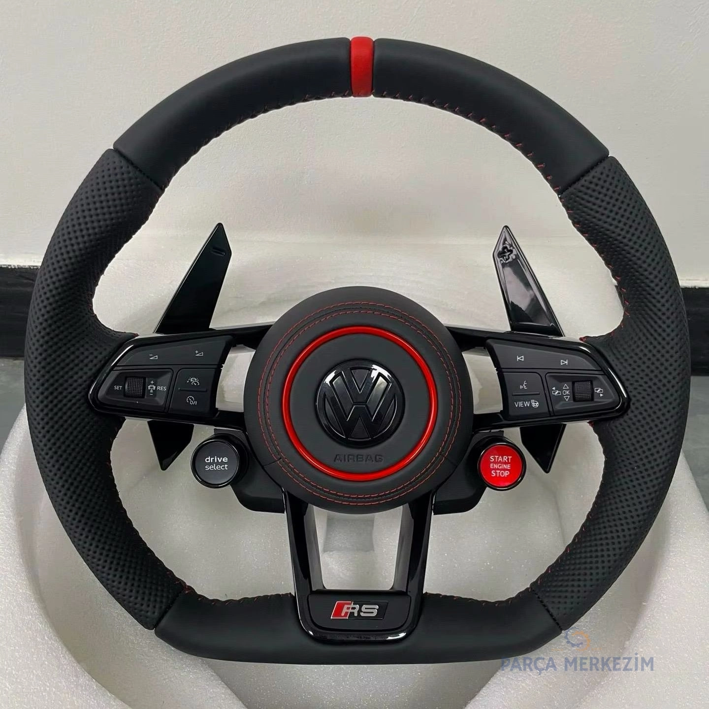 Volkswagen RS Direksiyon Kırmızı Detaylı 